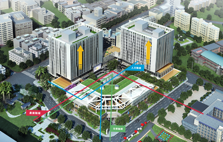 軸線與空間佈局圖